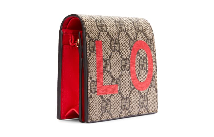 Кошелек Gucci Love Canvas Card Holder - изображение 4