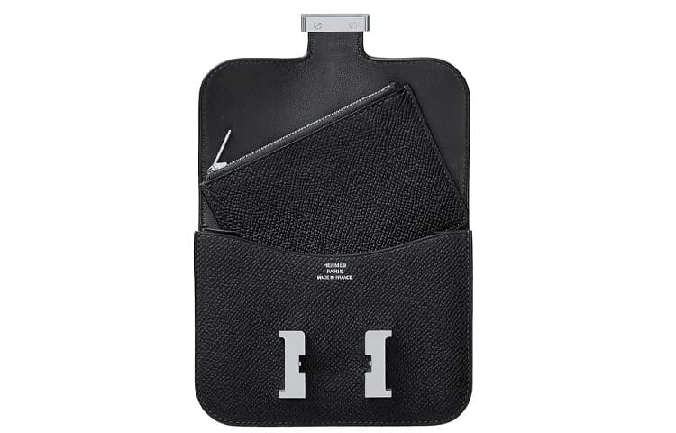 Поясная сумка HERMES Constance Slim Epsom Noir - изображение 5
