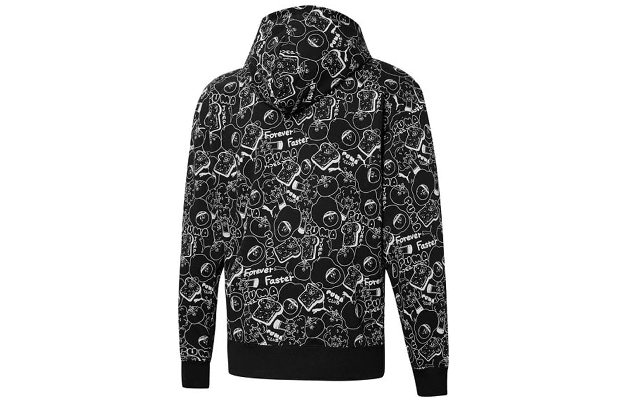 Куртка Puma CLUB AOP FZ Hoodie - изображение 2