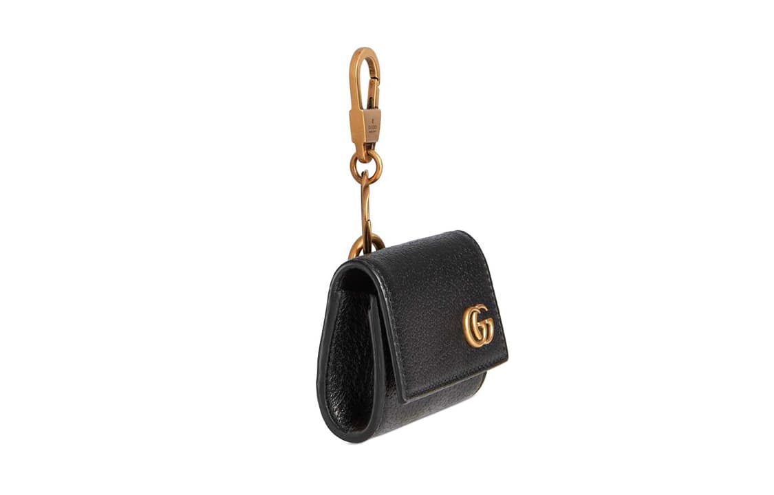 Сумка для наушников Gucci GG Marmont AirPods Case Black - изображение 2