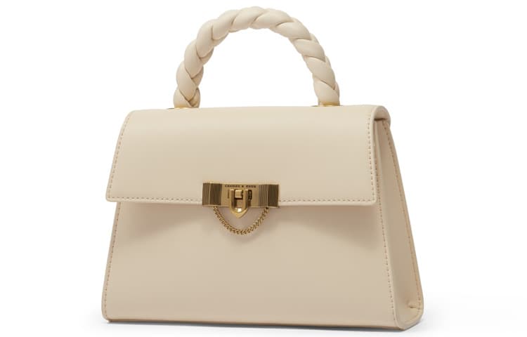Сумка CHARLESKEITH PU BeigeBlackOrange - изображение 2