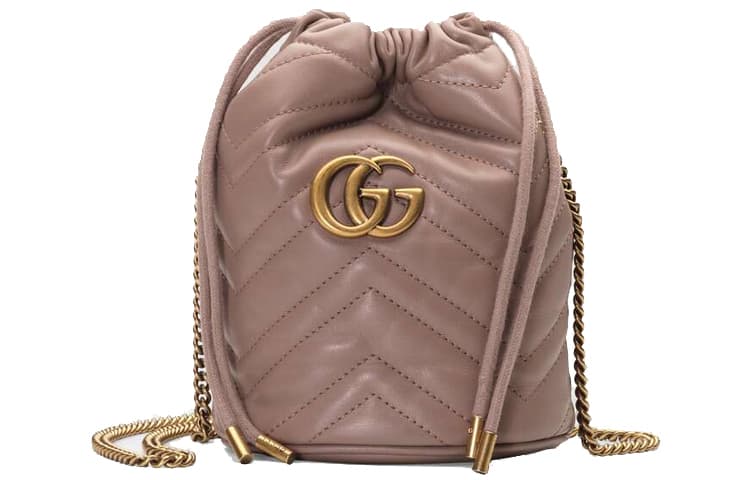 Сумка через плечо Gucci GG Marmont Mini Bucket Bag - изображение 1