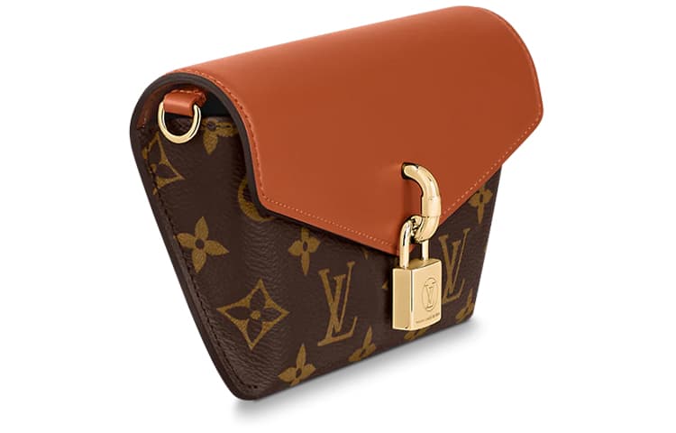 Мини-сумка Louis Vuitton Padlock On Strap Caramel - изображение 3