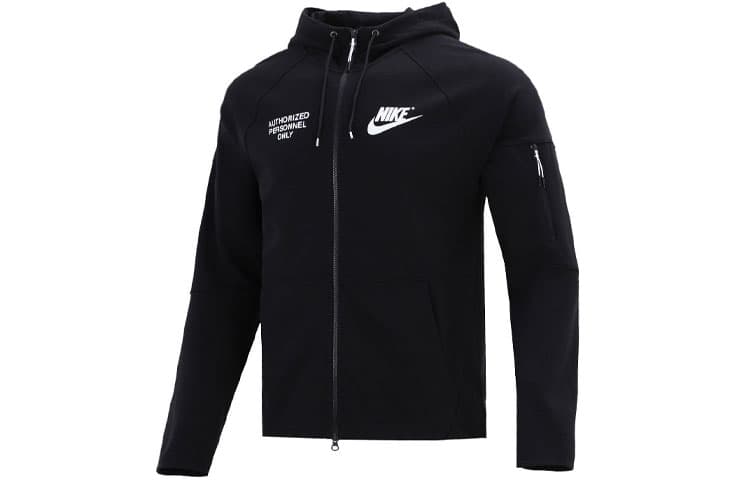 Куртка Nike Training Logo Hoodie Jacket Black - изображение 2