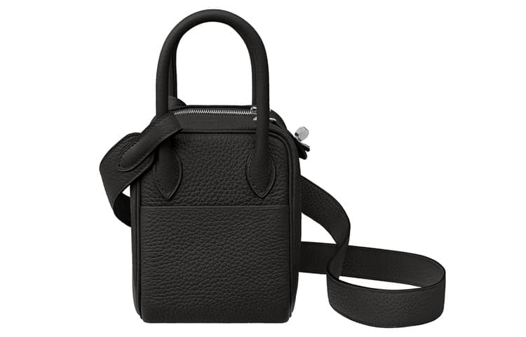 Сумка через плечо HERMES Lindy 19 Taurillon Clemence Noir - изображение 2