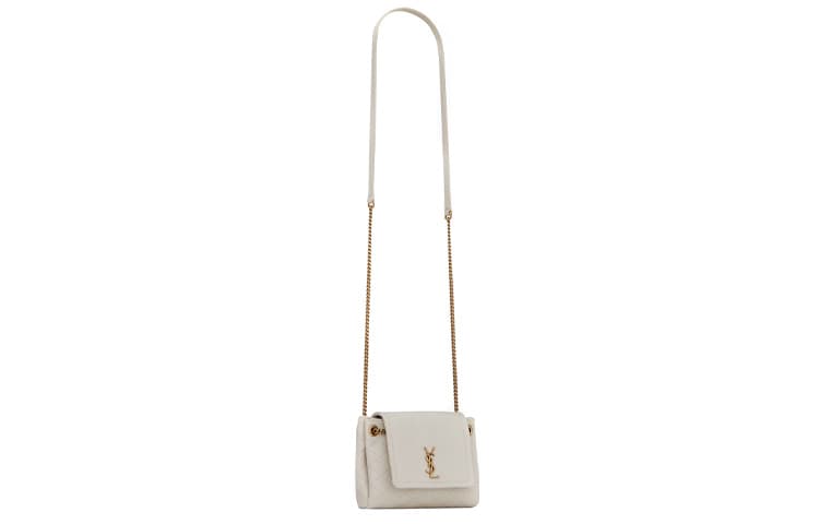 Мини-сумка Saint Laurent Nolita White - изображение 6