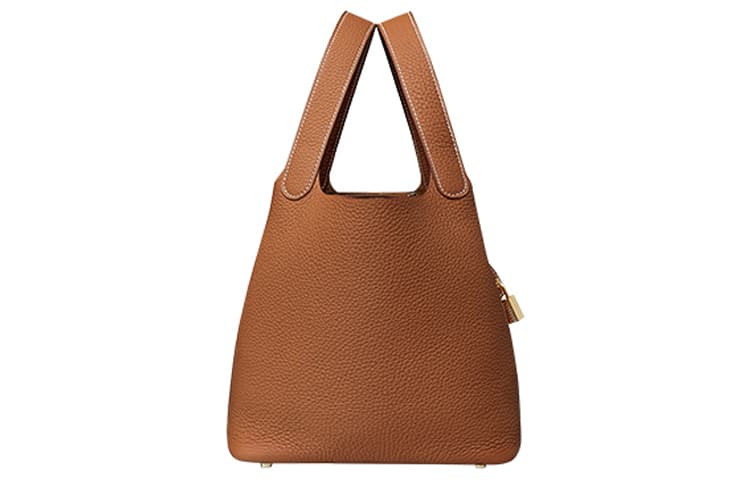 Сумка HERMES Picotin Lock Clemence 22 37 Gold - изображение 3