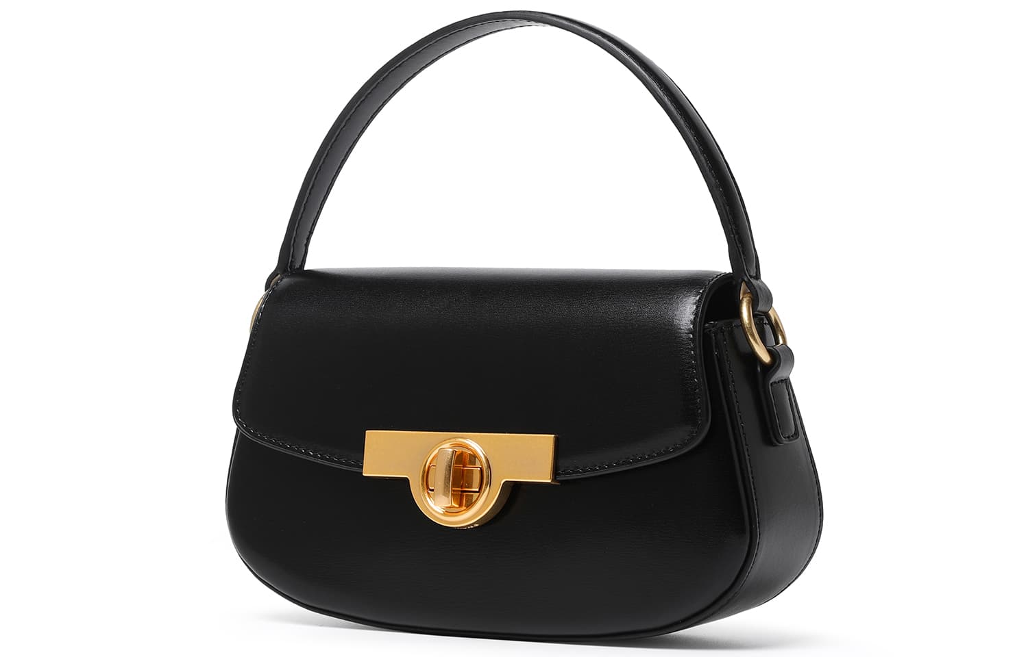 Сумка Miss Kung Fashion Leather Crossbody Bag Black - изображение 2
