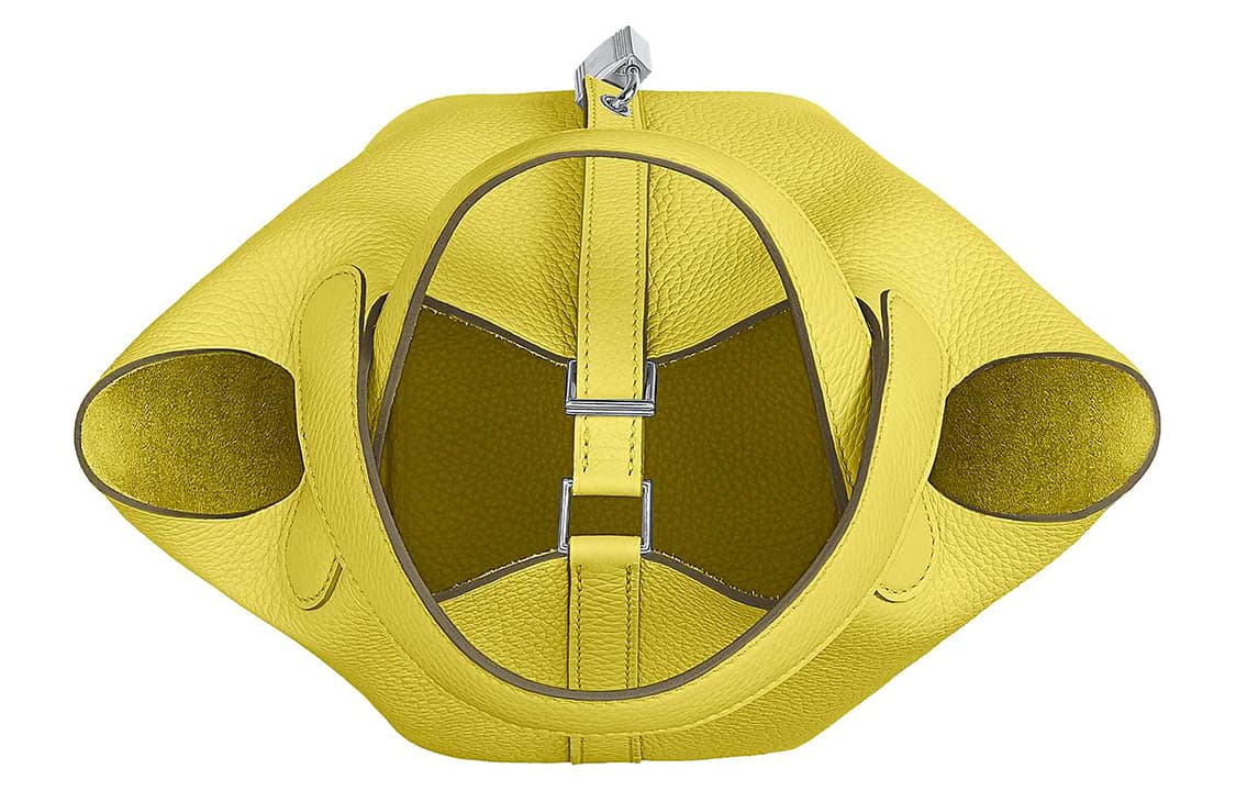 Сумка HERMES Picotin Lock 18 Clemence 9R Lime - изображение 3
