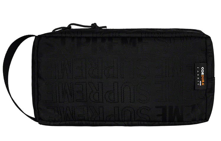 Косметичка Supreme SS19 Organizer Pouch Black - изображение 3