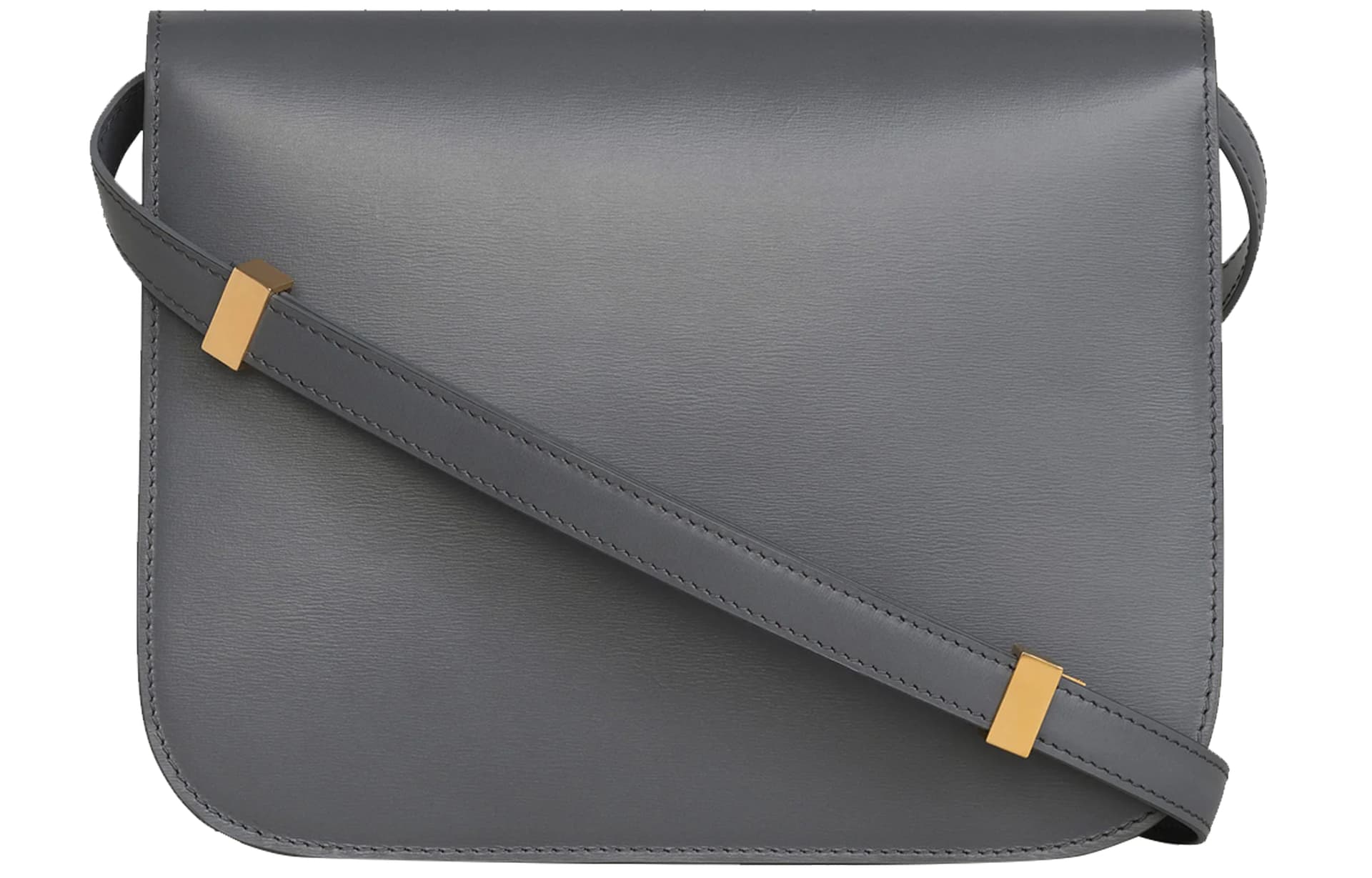 Сумка через плечо Celine Classic Box Medium Dark Grey - изображение 3
