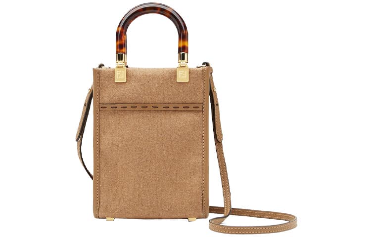 Сумка Fendi Sunshine Mini Brown - изображение 3