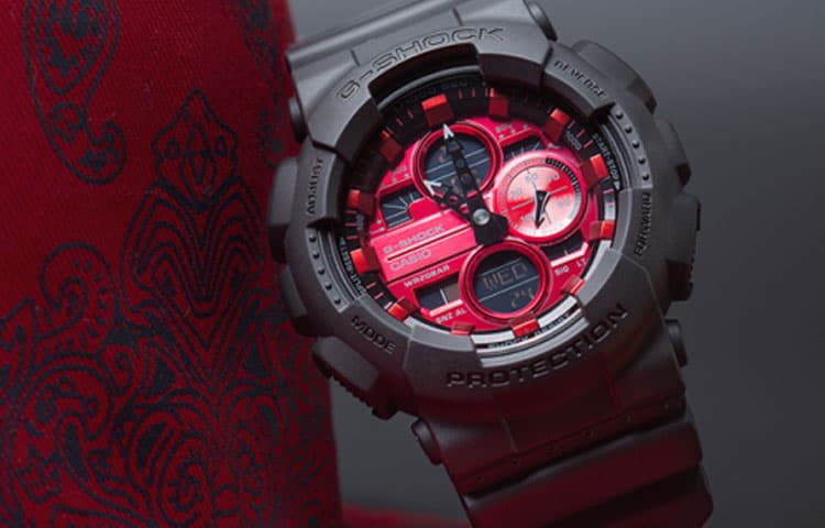 Часы CASIO G-SHOCKCity Battle GA-140AR-1APR-person - изображение 4