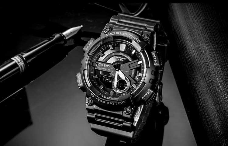 Часы CASIO YOUTH STANDARD 52.2*48.2mm AEQ-110W-1B - изображение 2
