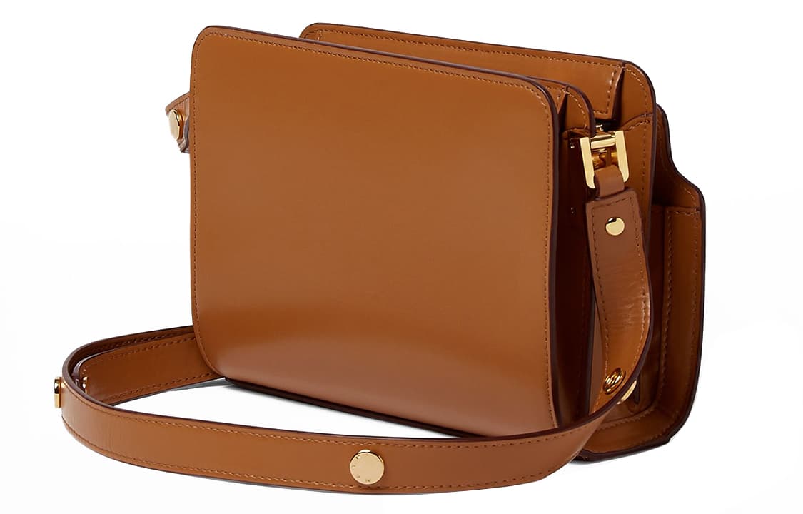 Сумка через плечо MARNI Trunk Reverse Nappa Brown - изображение 2