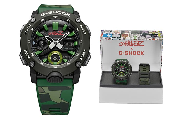Часы CASIO G-SHOCK X Gorillaz 200 GA-2000GZ-3APR - изображение 1