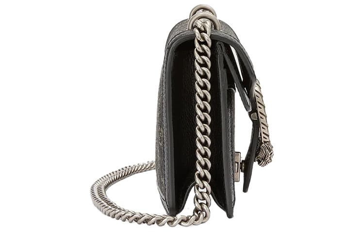 Мини-сумка Gucci Dionysus Denim Small Shoulder Bag Black - изображение 3