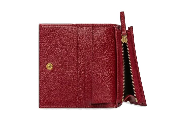 Картхолдер Gucci Floral Logo Stripe Wallet - изображение 6