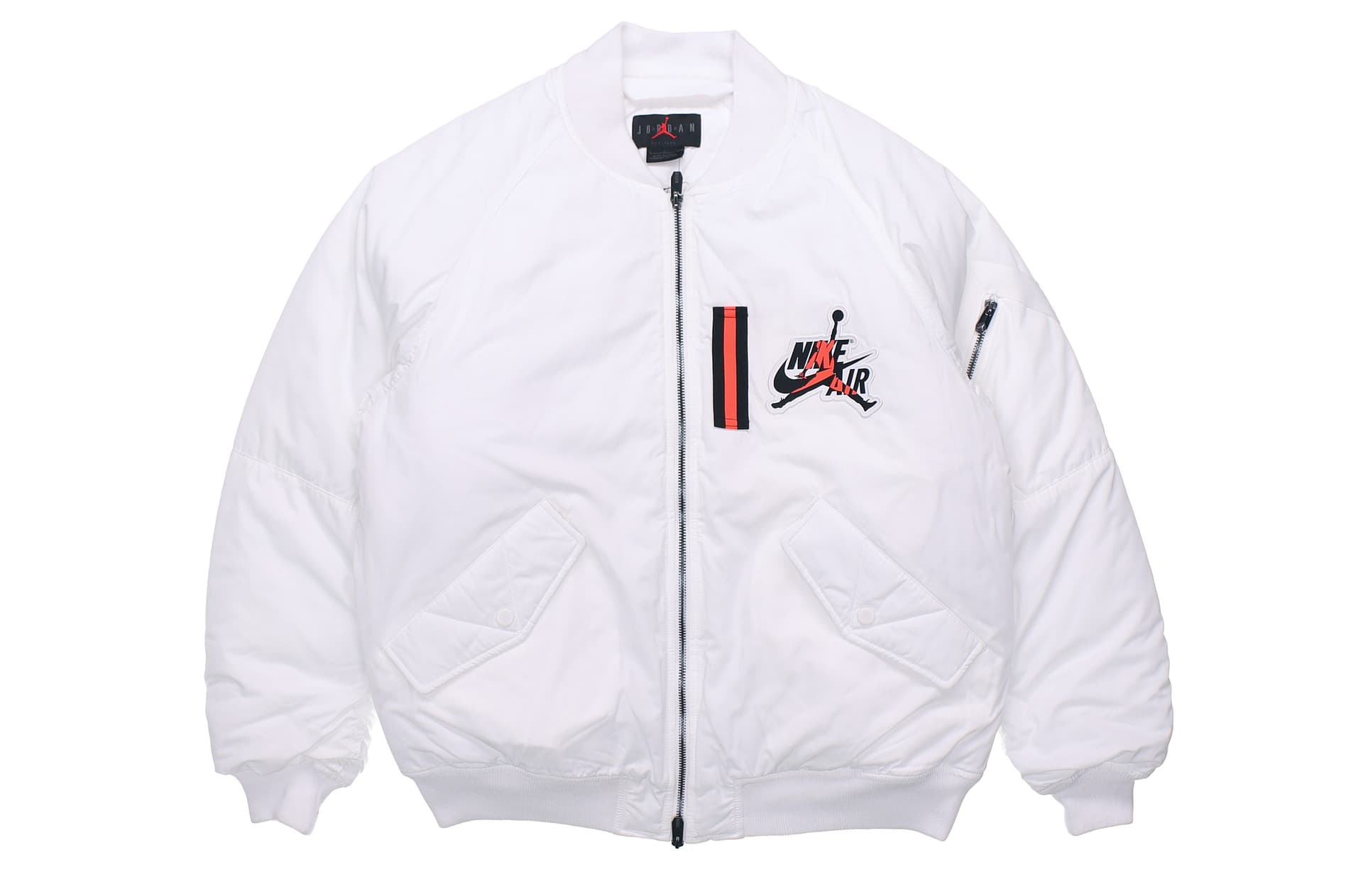 Зимняя куртка пуховик Jordan Wings MA-1 White - изображение 2