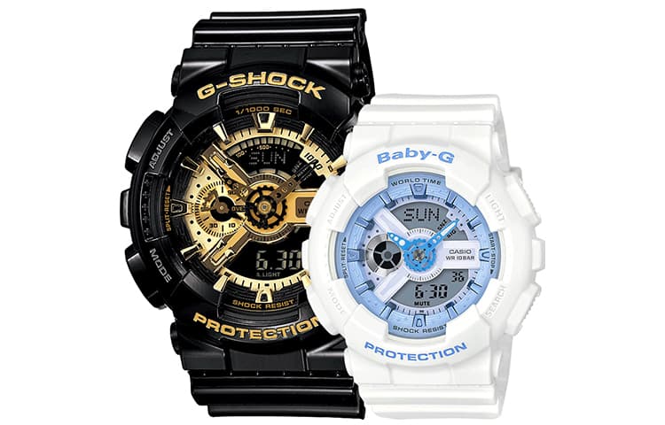 Часы CASIO G-SHOCK & BABY-G BA-110BE-7APR+GA-110GB-1APR - изображение 1
