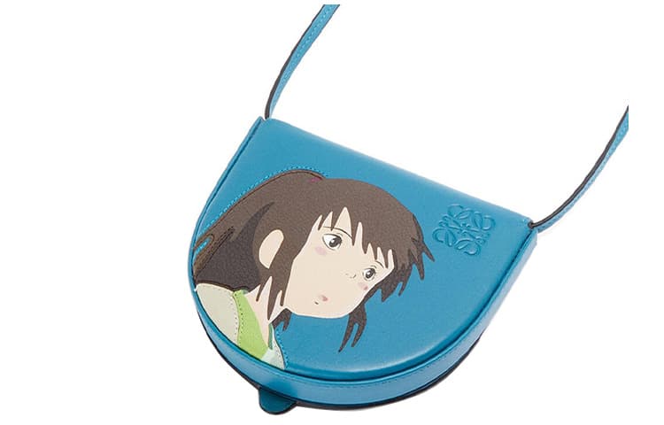 Сумка через плечо LOEWE Chihiro Lagoon Blue - изображение 1