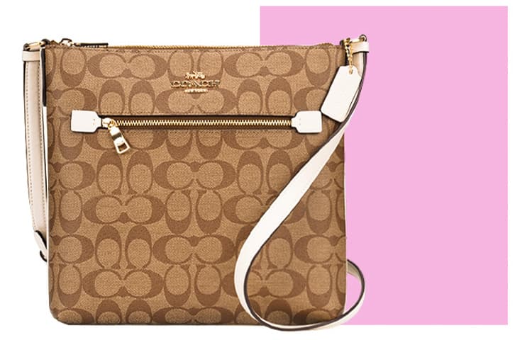 Сумка через плечо COACH Rowan PVC - изображение 4
