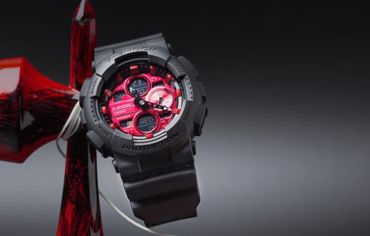 Часы CASIO G-SHOCKCity Battle GA-140AR-1APR-person - изображение 3