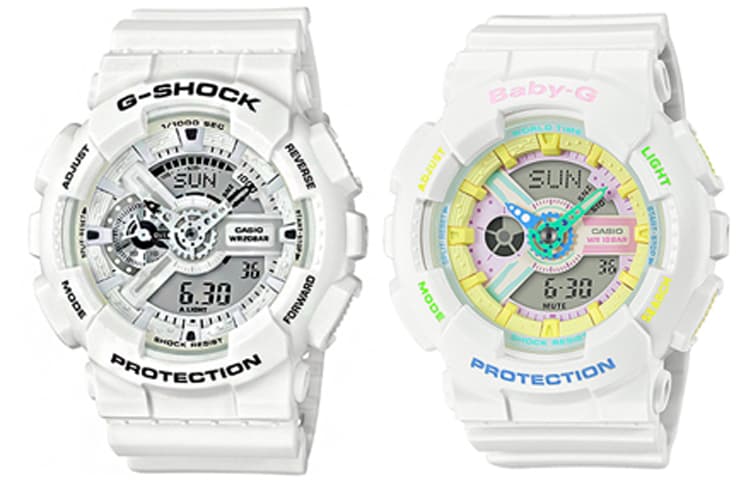 Часы Casio G-Shock GA-110MW-7A & Baby-G BA-110TM-7A - изображение 1