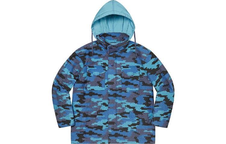 Куртка Supreme SS21 Week 3 Logo Camo M-65 Jacket M-65 - изображение 3