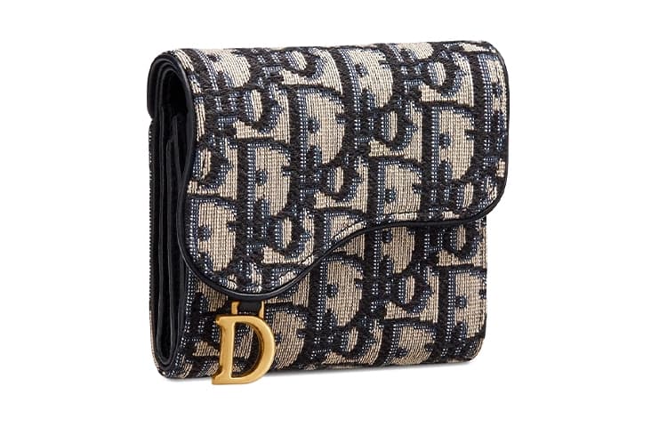 Кошелек Dior Saddle Denim Blue - изображение 2