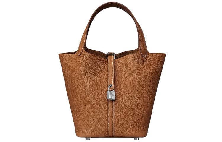 Сумка HERMES Picotin Lock 22 Taurillon Clemence 37 Gold - изображение 1