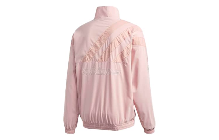 Куртка adidas Originals Logo Print Track Jacket Pink - изображение 2