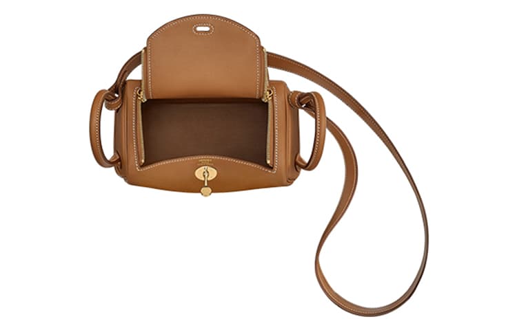 Сумка HERMES Lindy Mini 19 Swift 37 Gold - изображение 3
