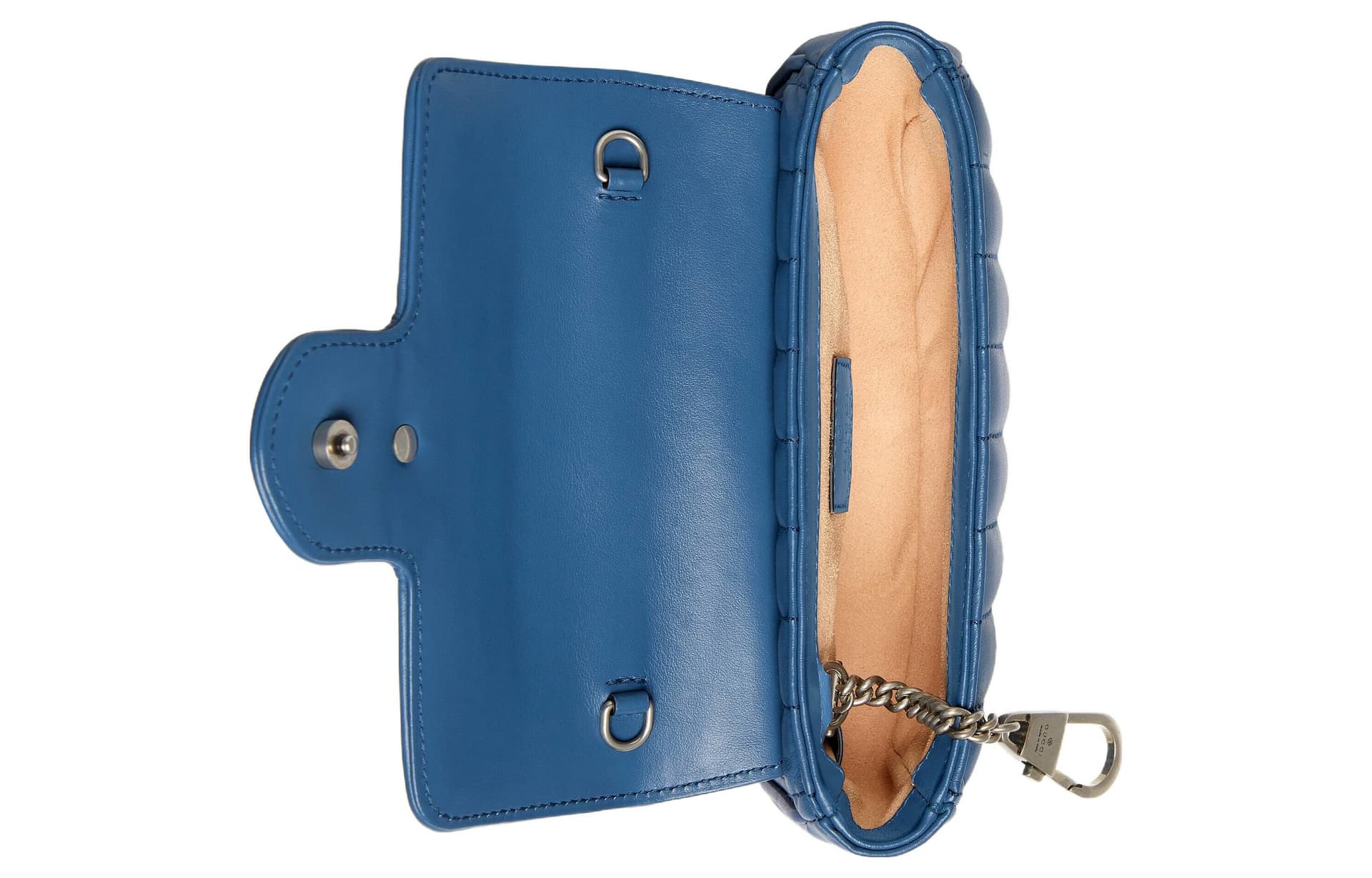 Сумка через плечо Gucci GG Marmont Mini Blue - изображение 5