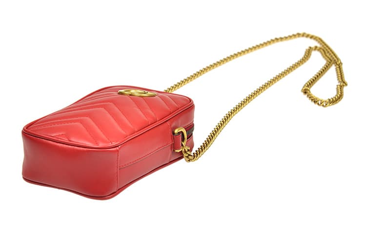 Сумка для телефона Gucci GG Marmont Mini Bag Red - изображение 3