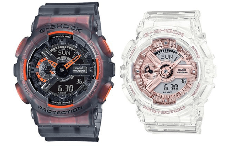 Часы CASIOG-SHOCK GA-110LS-1A+GMA-S110SR-7A - изображение 1
