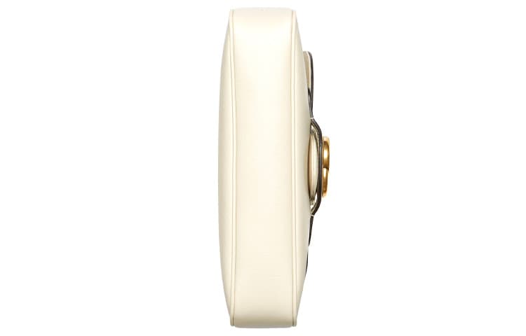 Сумка через плечо Gucci Leather Messenger Bag White - изображение 6