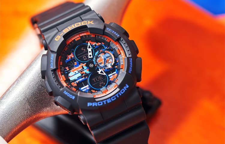 Часы CASIO G-SHOCK city battle GA-140CT-1APR - изображение 3