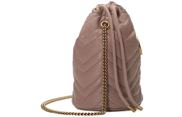 Сумка через плечо Gucci GG Marmont Mini Bucket Bag - изображение 4