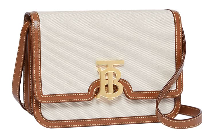Сумка через плечо Burberry TB Metal Buckle Messenger Bag Small Natural Malt Brown - изображение 2