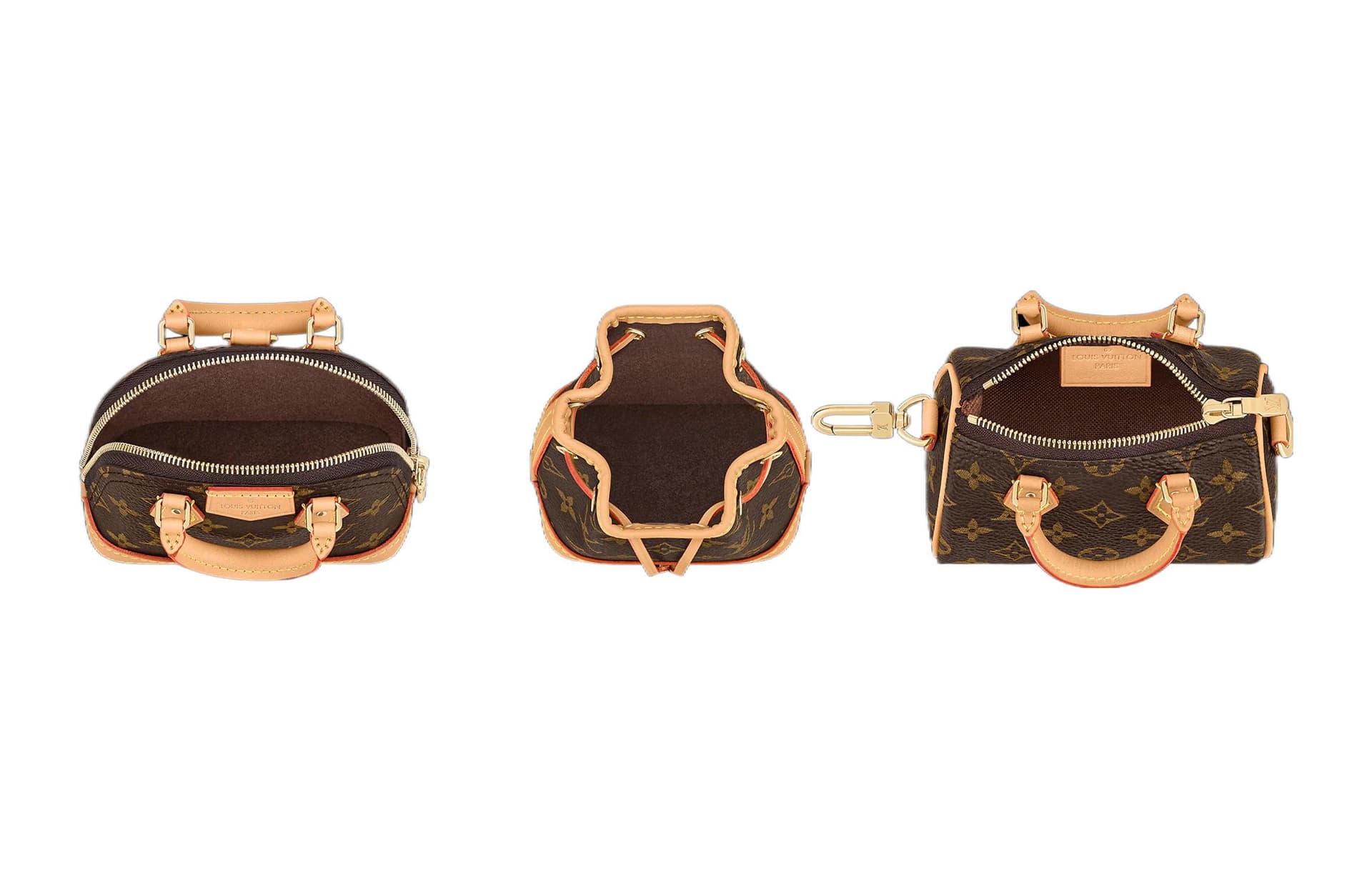 Сумка через плечо Louis Vuitton Trio Icons Brown - изображение 5