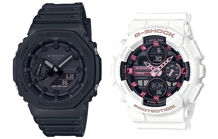 Часы Casio G-Shock GA-2100-1A1 + GMA-S140M-7AER - изображение 1
