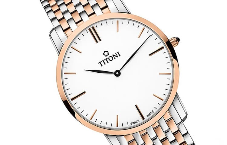 Часы TITONI 38mm TQ-52918-SRG-583 - изображение 4