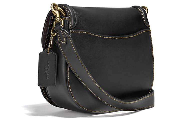 Сумка через плечо COACH Beat Saddle Bag Black - изображение 2