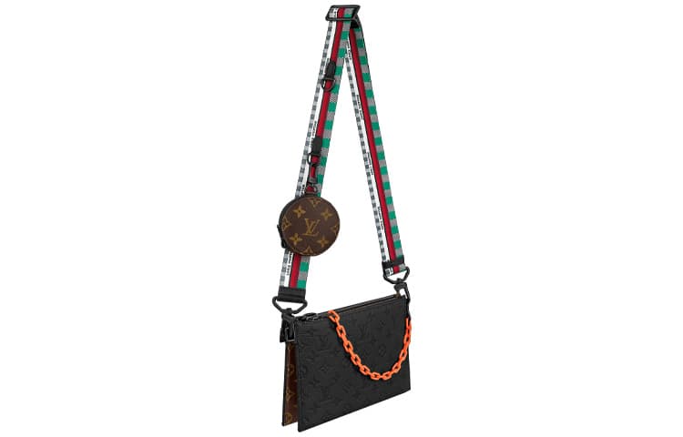 Сумка через плечо Louis Vuitton Virgil Tribute Round Bag Black - изображение 4