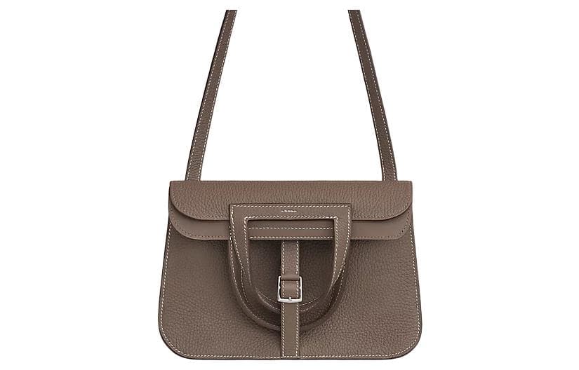 Сумка HERMES Halzan 25 Clemence 18 Etoupe - изображение 1