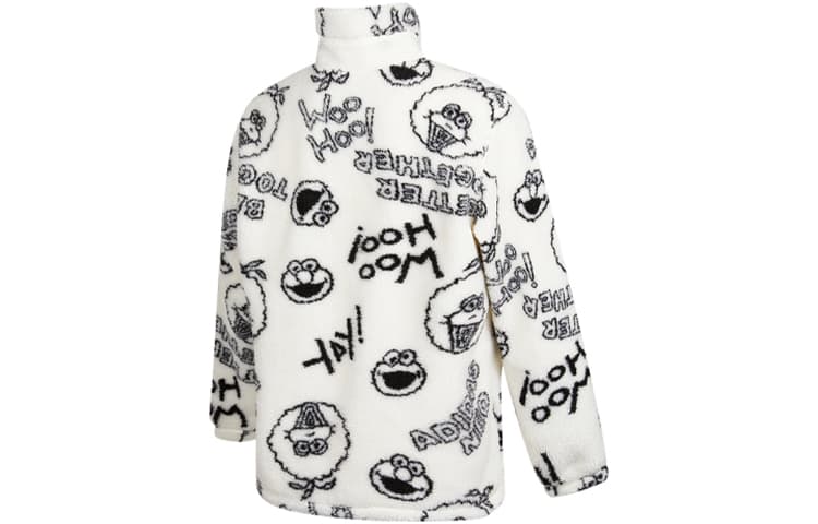 Куртка adidas Neo Sesame Street Collaboration Fleece Jacket White - изображение 2