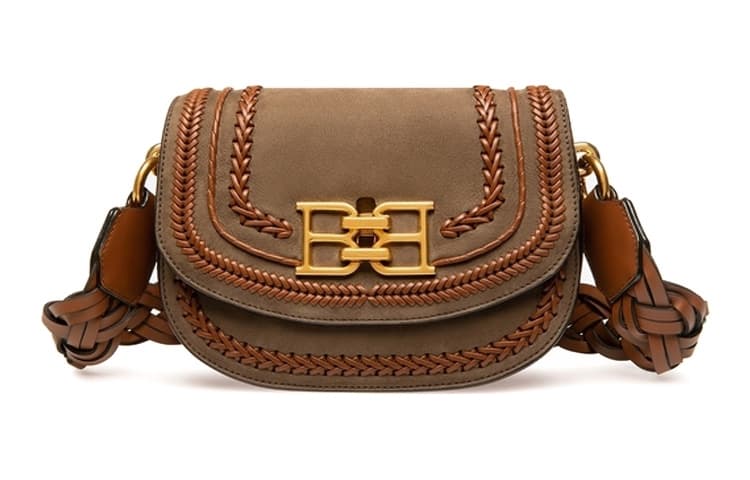 Сумка через плечо Bally Mini Leather Crossbody Bag Green - изображение 1