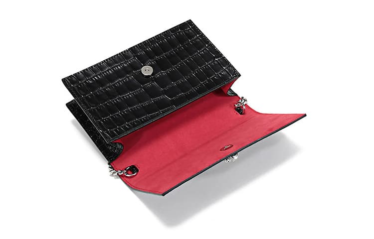 Мини-сумка Alexander McQueen Chain Leather Clutch Small Black - изображение 6