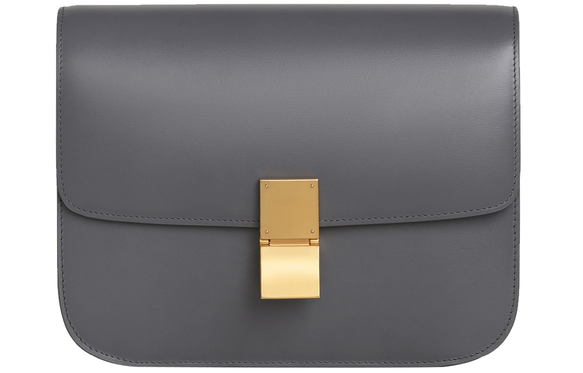 Сумка через плечо Celine Classic Box Medium Dark Grey - изображение 1